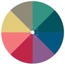 Farbwahl: gedeckter Farbkreis
