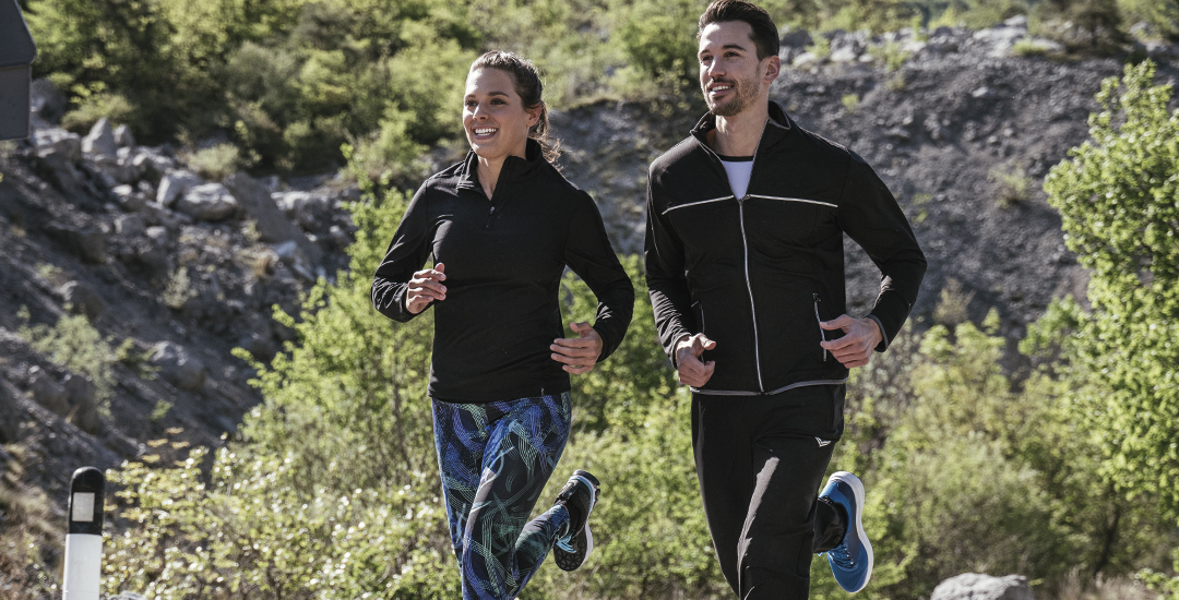 Zwiebellook, ideal für Sport draußen